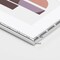 8x10 Metal Picture Frame with Real Glass Cover for Wall or Tabletop, Elegant Plated Photo Frames with Soft Touch Velvet Backing, Silver